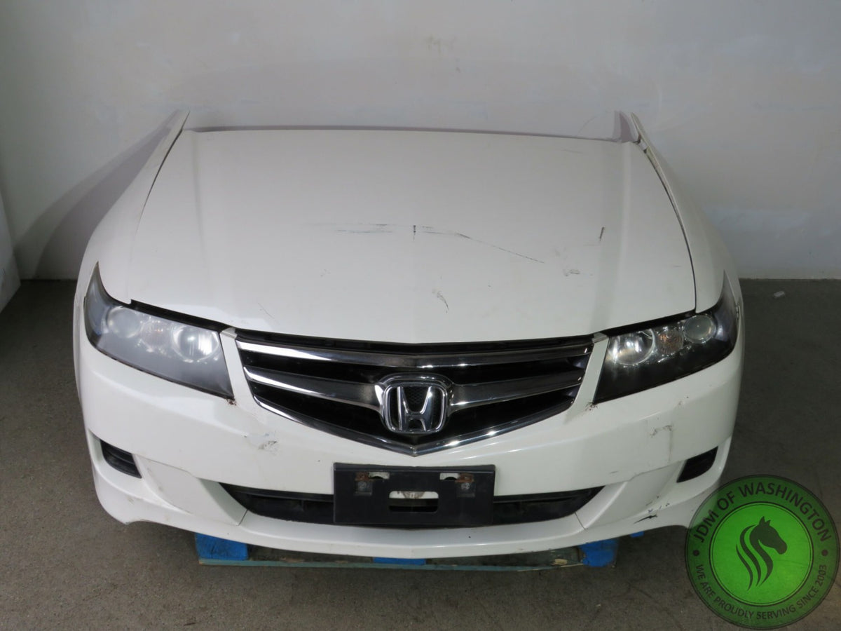 JDM 06-08 ACURA TSX WHITE COMPLETE FRONT END
