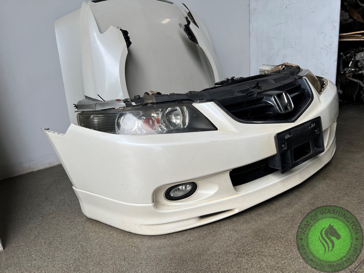 JDM 2004-2008 ACURA TSX COMPLETE WHITE FRONT END CONVERSION