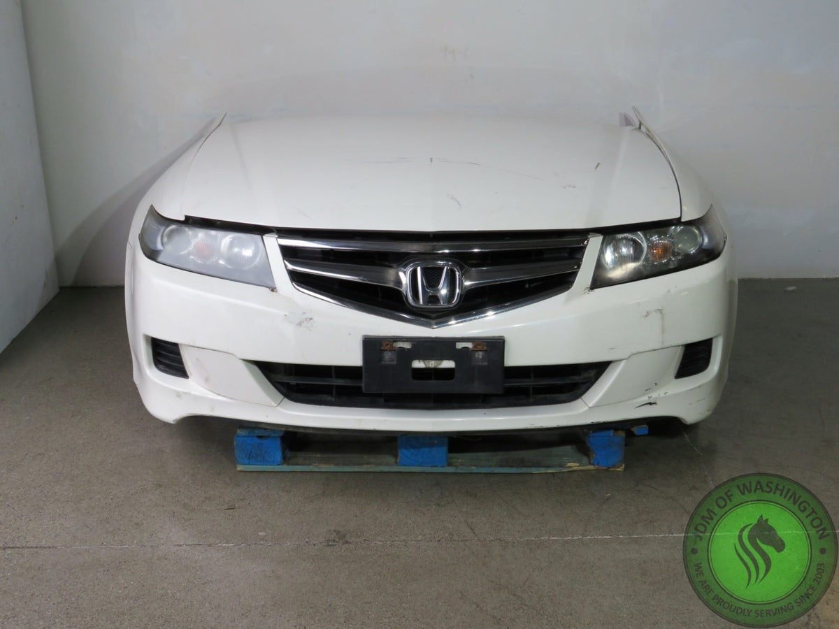 JDM 06-08 ACURA TSX WHITE COMPLETE FRONT END