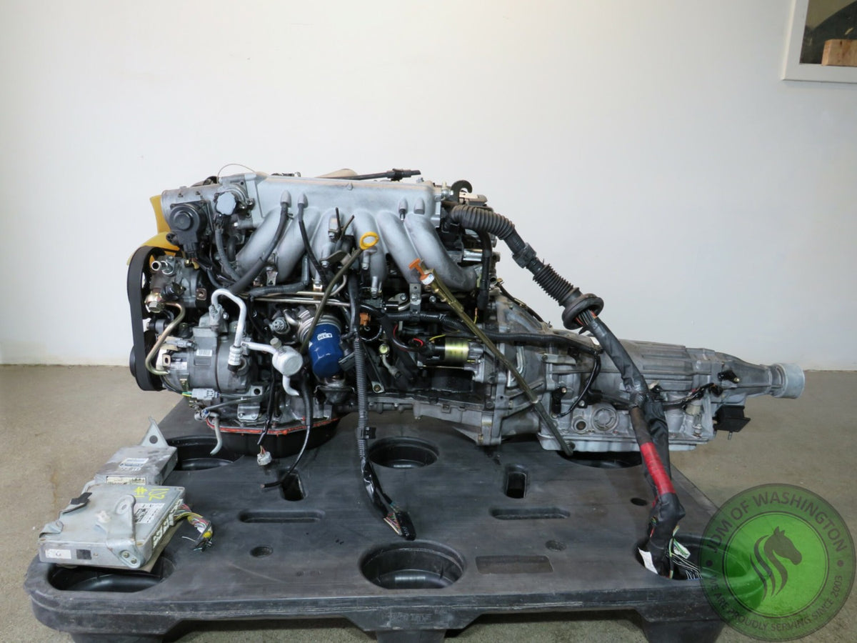 JDM 1996-2005 Toyota 1JZGTE VVTI ETCS Front Sump Engine with Automatic Transmission Swap