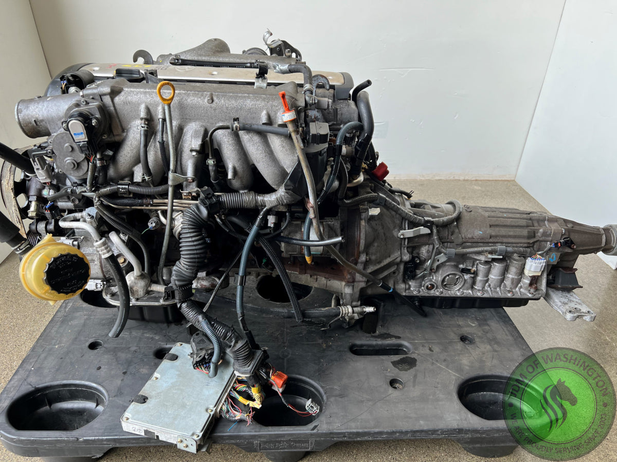 JDM TOYOTA 1JZ GTE VVTi TURBO ENGINE WITH AUTOMATIC TRANSMISSION SWAP 1JZGTE