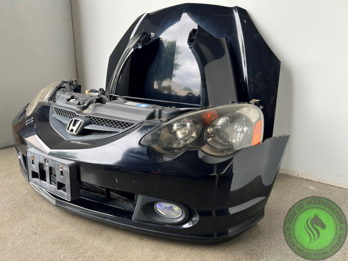 JDM 2002-2006 ACURA RSX BLACK FRONT END NOSE CUT CONVERSION