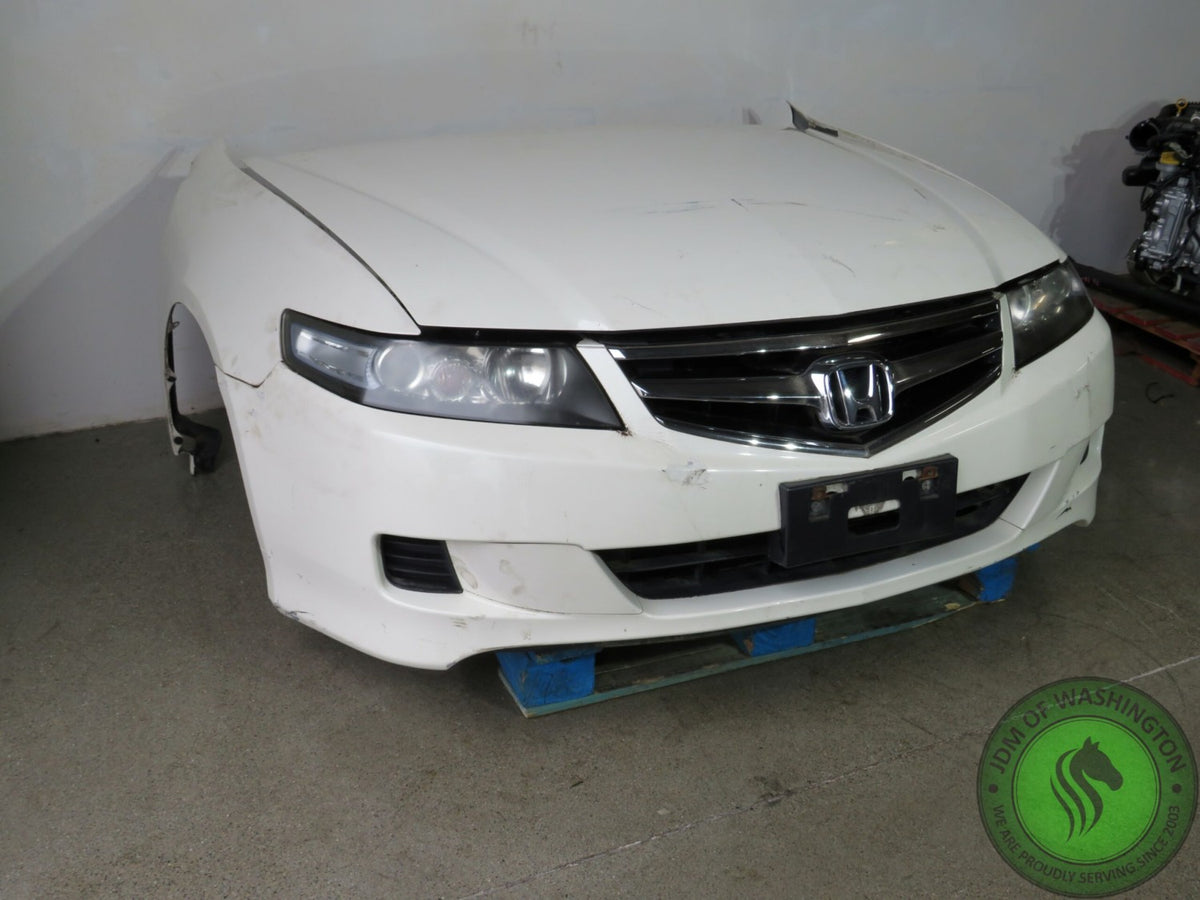 JDM 06-08 ACURA TSX WHITE COMPLETE FRONT END