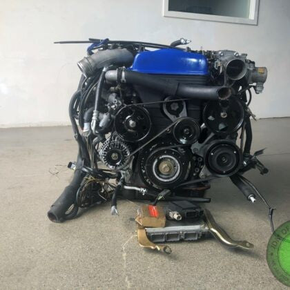 2JZGTE Non-VVTi Twin Turbo 3.0L Toyota 2JZ Engine with Automatic Transmission Complete Swap