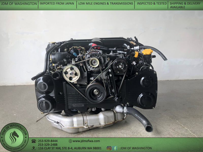 JDM 2004 2005 2006 SUBARU FORESTER XT 2.0L TURBO ENGINE REPLACEMENT 2.5L EJ20X