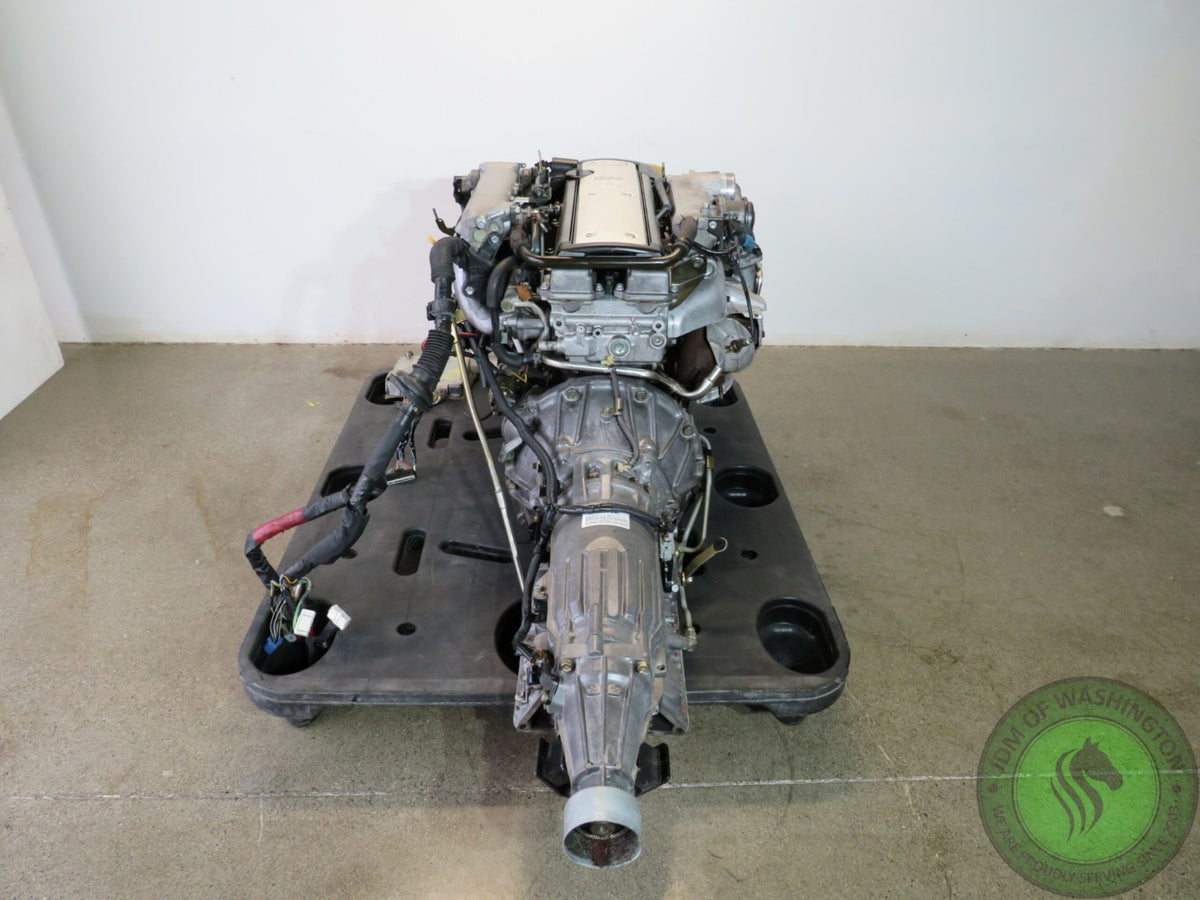 JDM 1996-2005 Toyota 1JZGTE VVTI ETCS Front Sump Engine with Automatic Transmission Swap