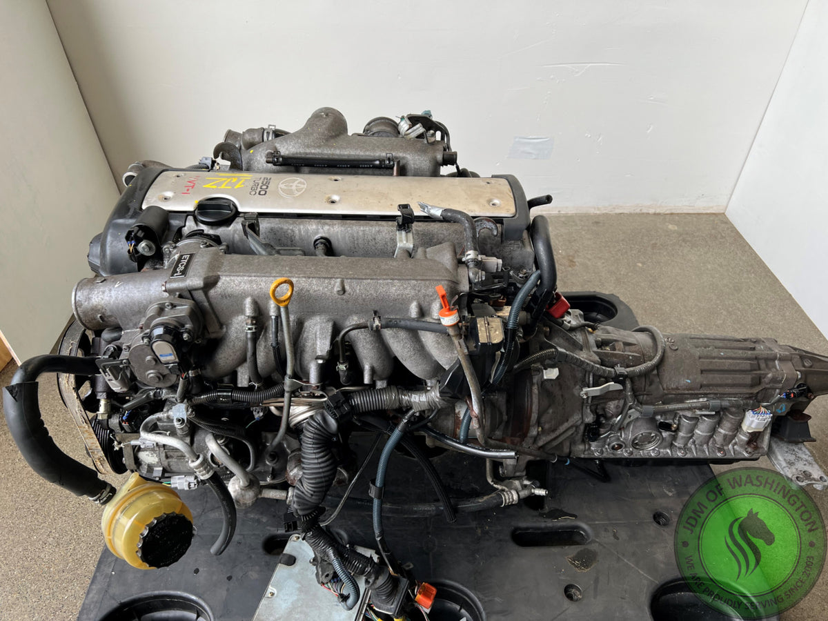 JDM TOYOTA 1JZ GTE VVTi TURBO ENGINE WITH AUTOMATIC TRANSMISSION SWAP 1JZGTE