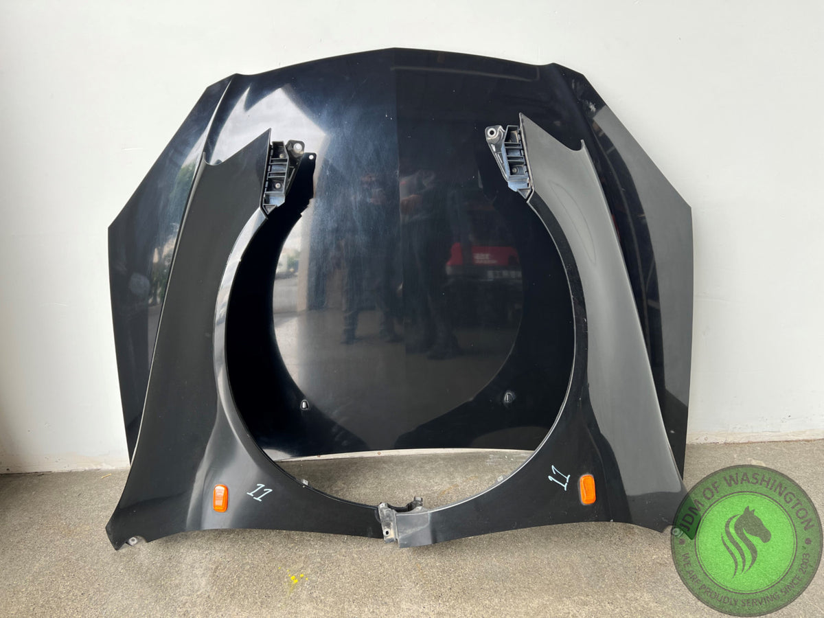 JDM 2002-2006 ACURA RSX BLACK FRONT END NOSE CUT CONVERSION