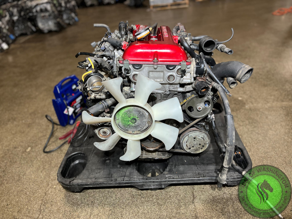 JDM SR20DET 2.0L TORBO ENGINE WITH 5 SPEED MANUAL TRANSMISSION NISSAN S13SILVIA