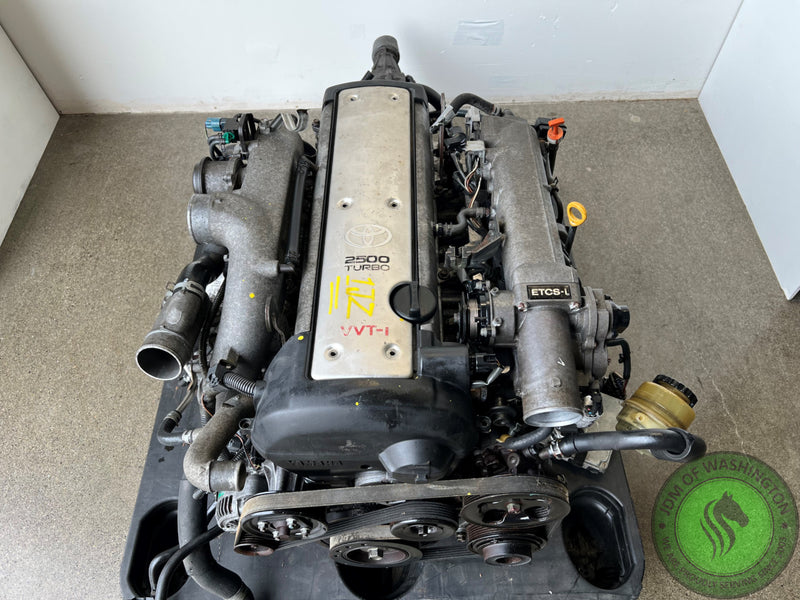 JDM TOYOTA 1JZ GTE VVTi TURBO ENGINE WITH AUTOMATIC TRANSMISSION SWAP 1JZGTE