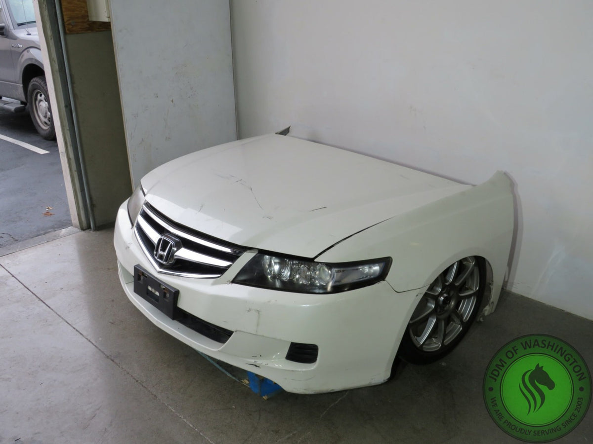 JDM 06-08 ACURA TSX WHITE COMPLETE FRONT END