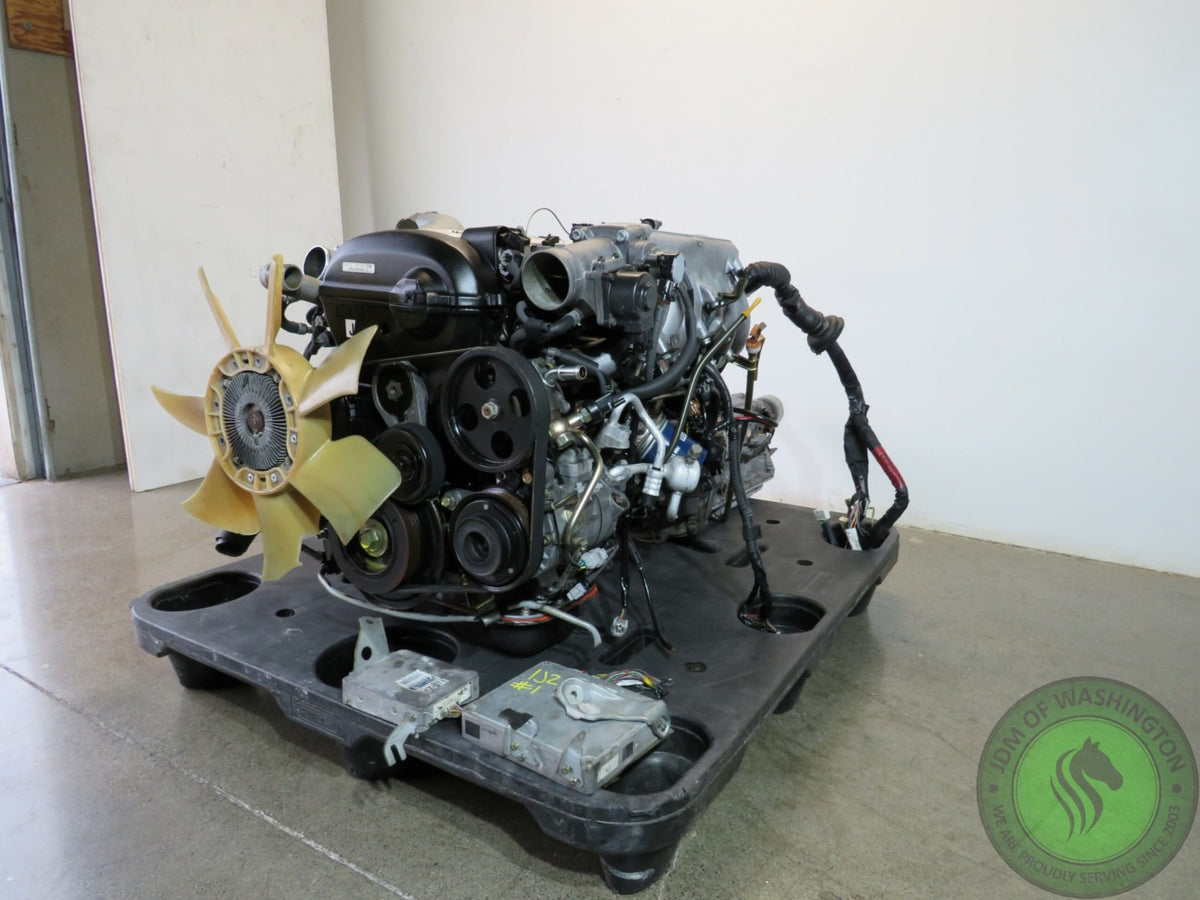 JDM 1996-2005 Toyota 1JZGTE VVTI ETCS Front Sump Engine with Automatic Transmission Swap