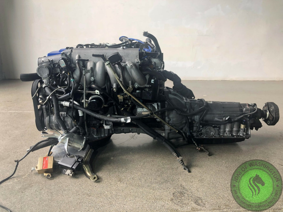 2JZGTE Non-VVTi Twin Turbo 3.0L Toyota 2JZ Engine with Automatic Transmission Complete Swap