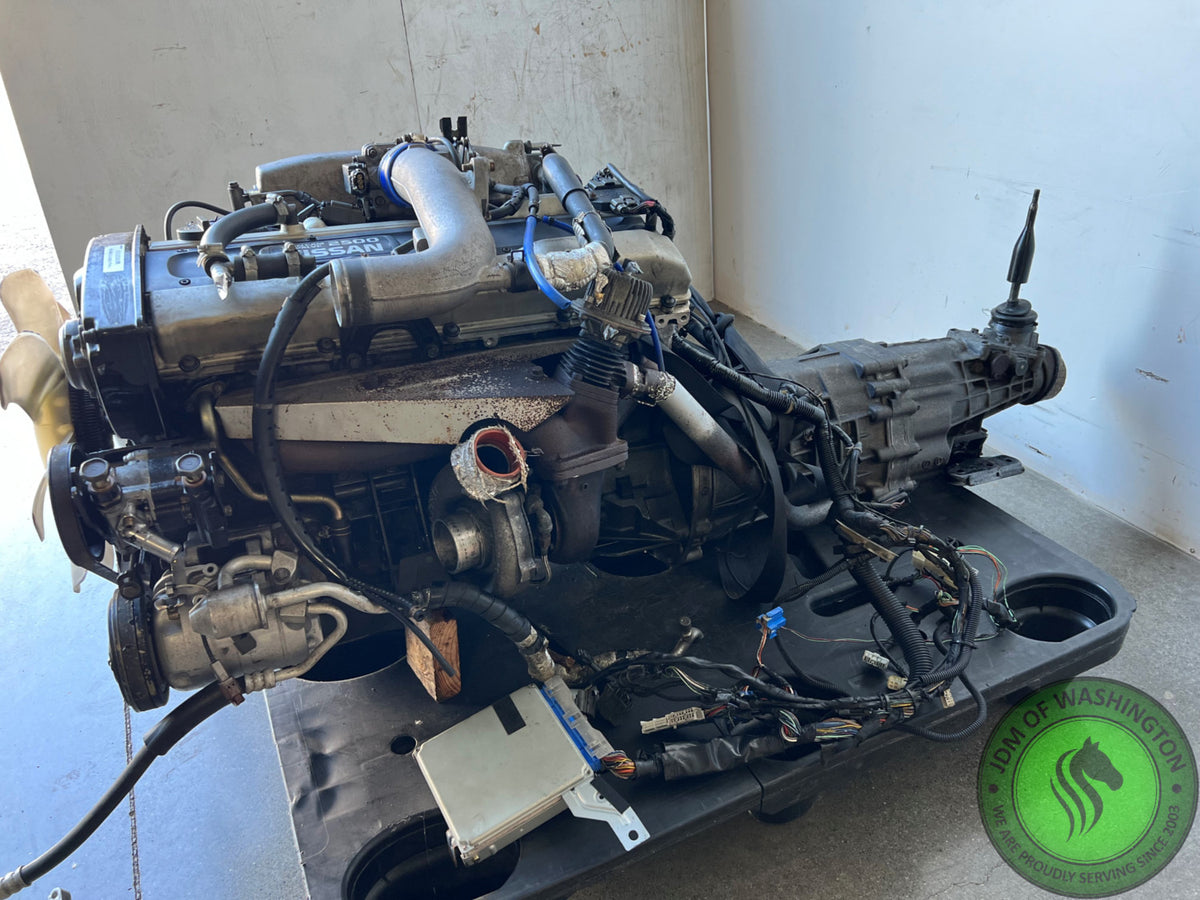 JDM NISSAN SKYLINE R33 2.5L Turbo RWD 5 SPEED MANUAL RWD TRANSMISSION RB25DET