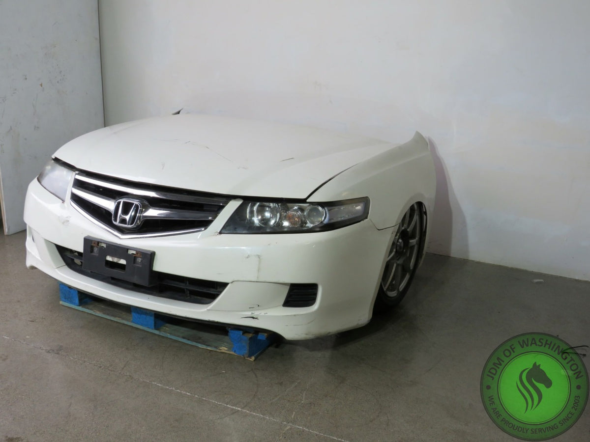 JDM 06-08 ACURA TSX WHITE COMPLETE FRONT END