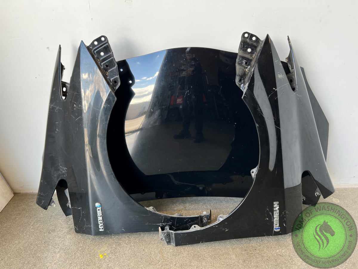 JDM 2010-2015 TOYOTA PRIUS HYBRID BLACK NOSECUT REPLACEMENT