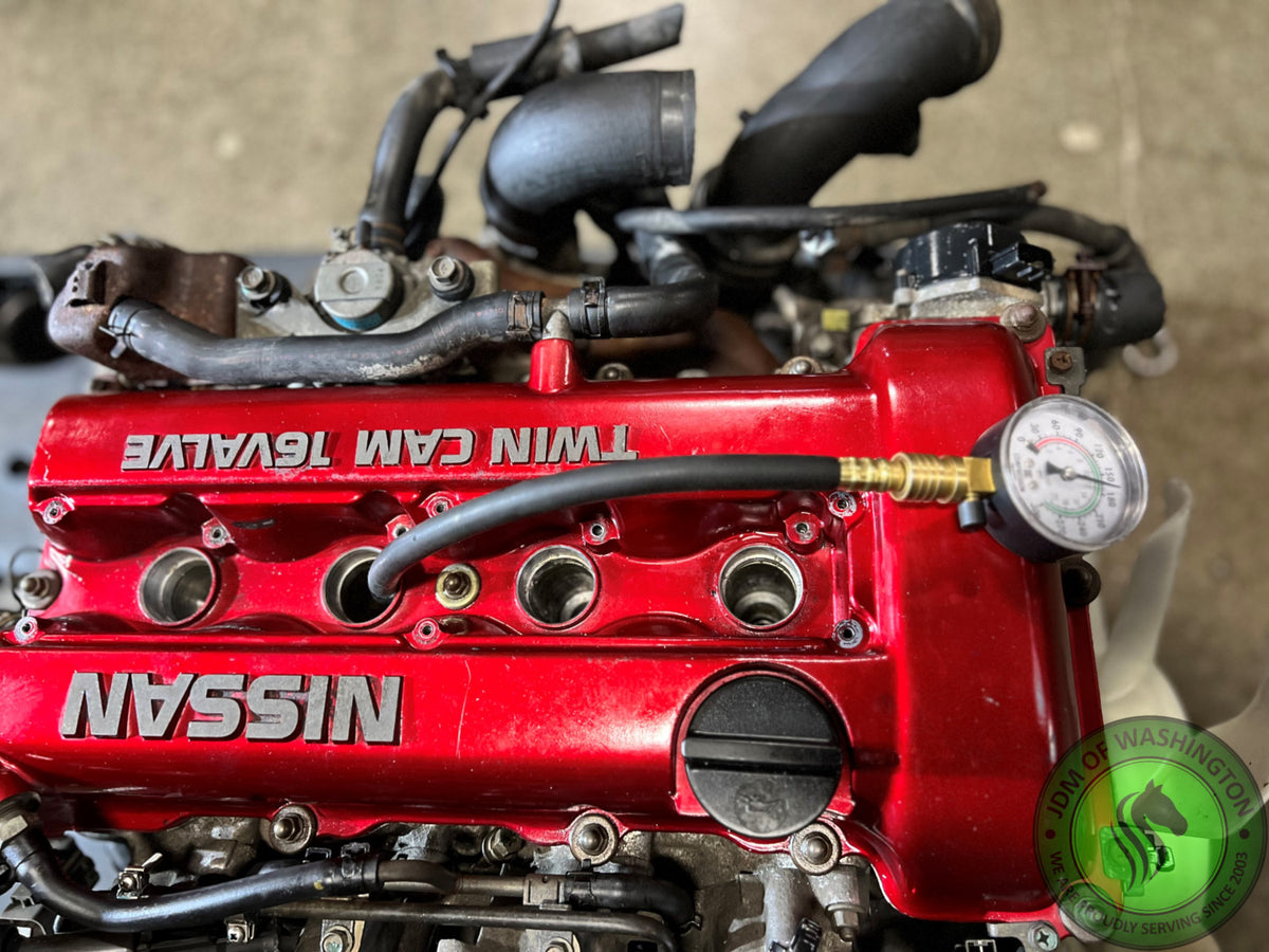 JDM SR20DET 2.0L TORBO ENGINE WITH 5 SPEED MANUAL TRANSMISSION NISSAN S13SILVIA