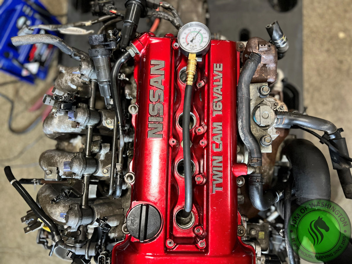 JDM SR20DET 2.0L TORBO ENGINE WITH 5 SPEED MANUAL TRANSMISSION NISSAN S13SILVIA