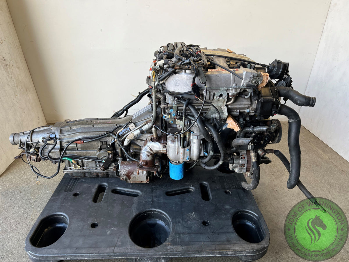 JDM 1990-1995 NISSAN 300ZX TWIN TURBO 3.0L ENGINE AUTO TRANSMISSION VG30DETT