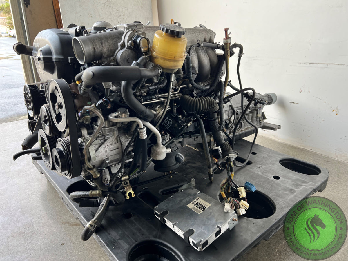 JDM TOYOTA 1JZGTE VVTI ETSC-I TURBO ENGINE WITH AUTO TRANSMISSION 1JZGTE