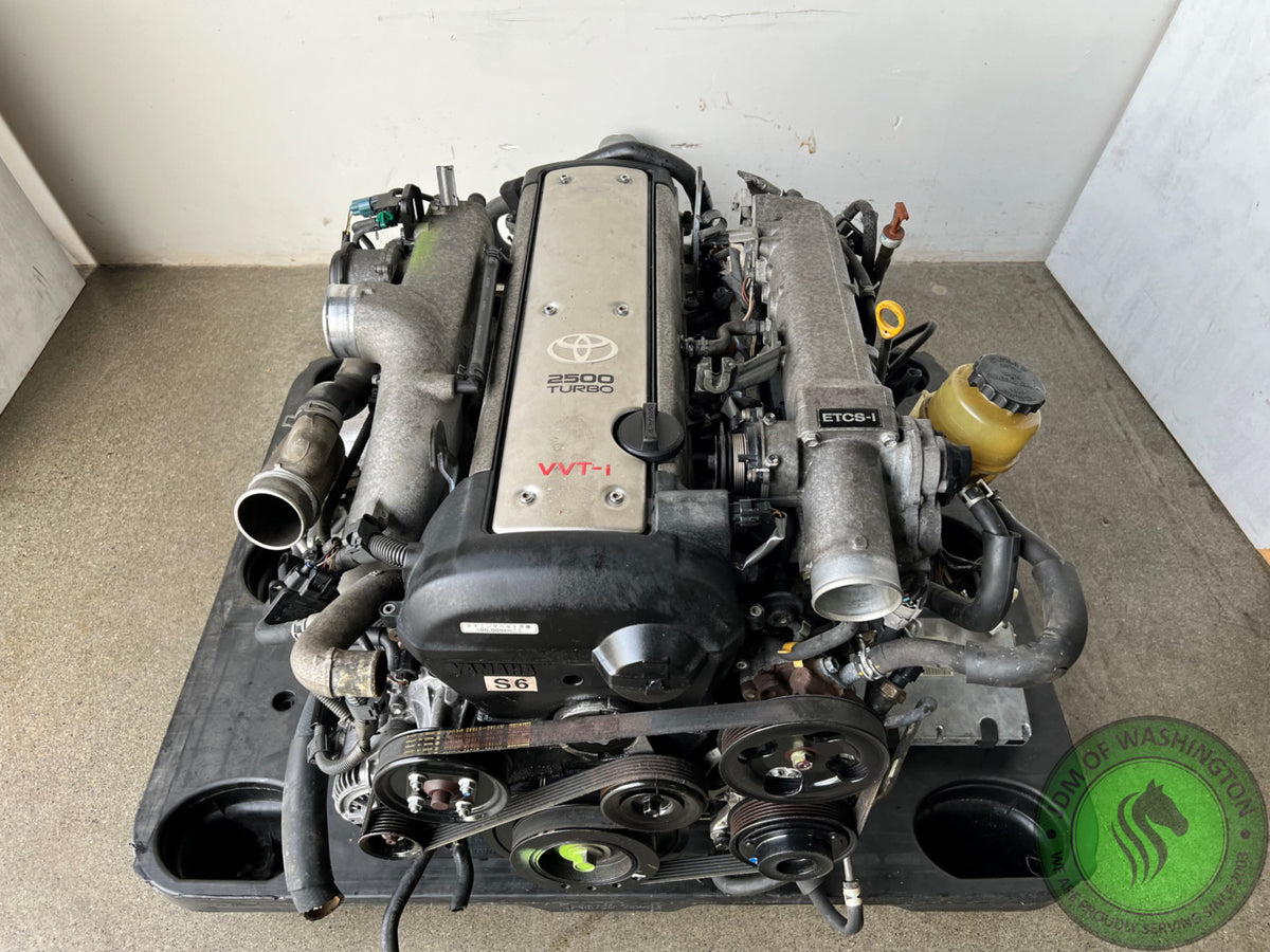 JDM TOYOTA 1JZGTE VVTI ETSC-I TURBO ENGINE WITH AUTO TRANSMISSION 1JZGTE
