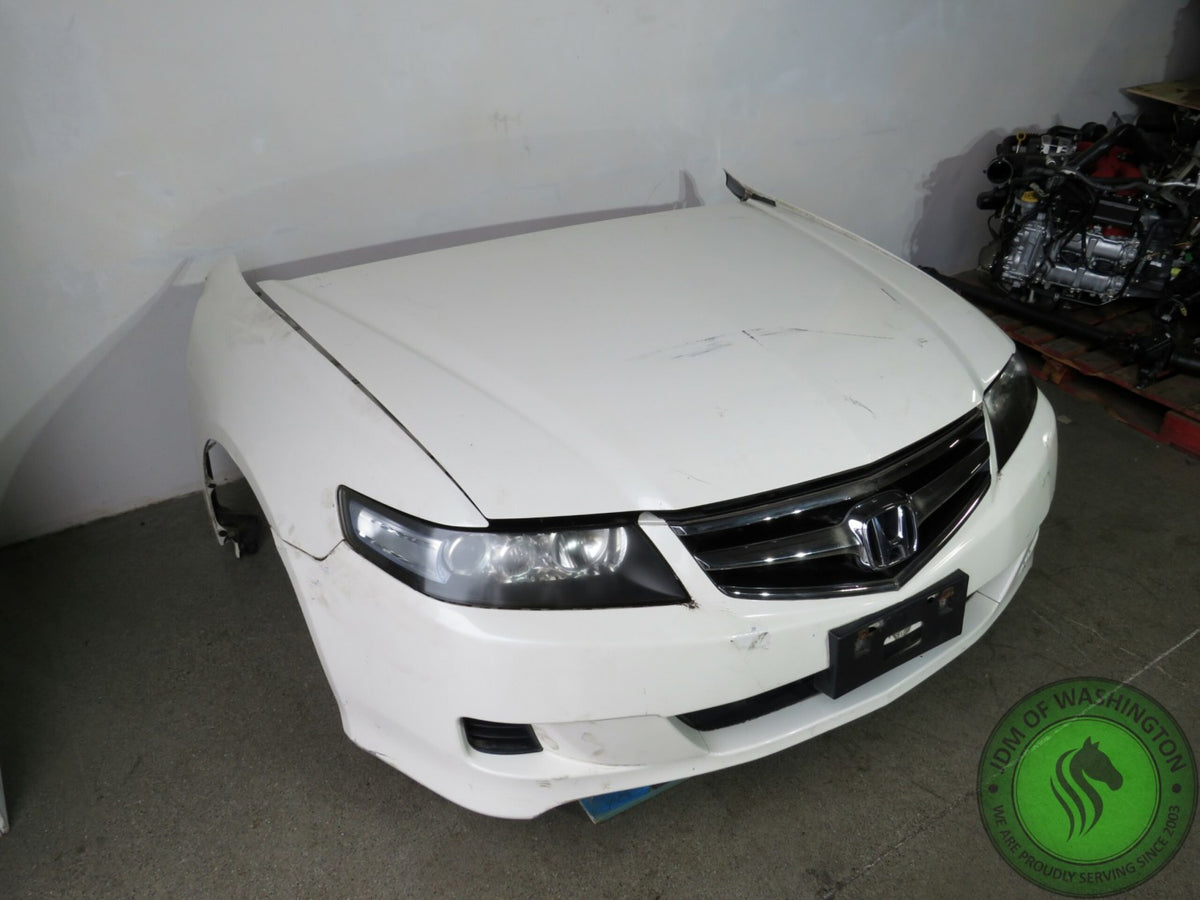JDM 06-08 ACURA TSX WHITE COMPLETE FRONT END