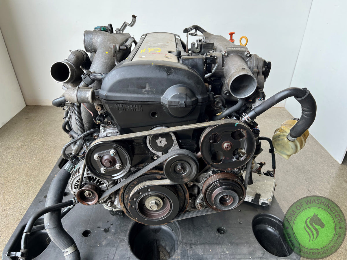 JDM TOYOTA 1JZ GTE VVTi TURBO ENGINE WITH AUTOMATIC TRANSMISSION SWAP 1JZGTE
