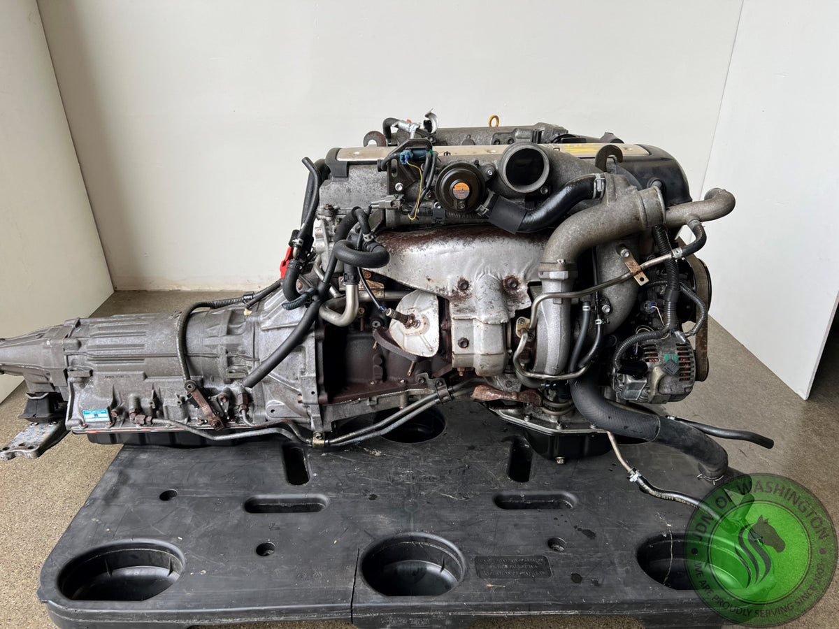 JDM TOYOTA 1JZ GTE VVTi TURBO ENGINE WITH AUTOMATIC TRANSMISSION SWAP 1JZGTE