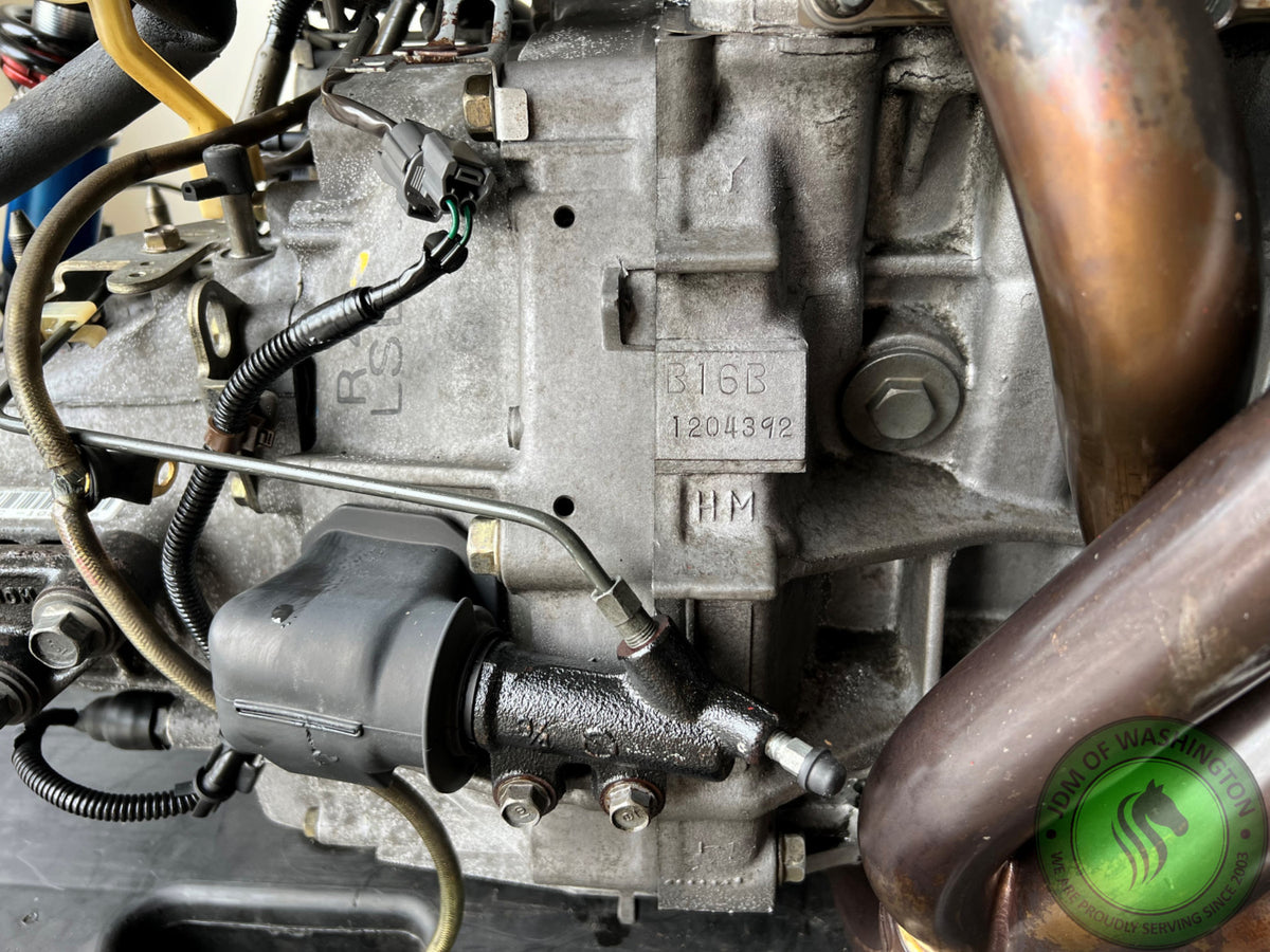 JDM 1996-2000 HONDA CIVIC B16B TYPE R ENGINE 1.6L DOHC VTEC ENGINE 5SP LSD TRANSMISSION B16B