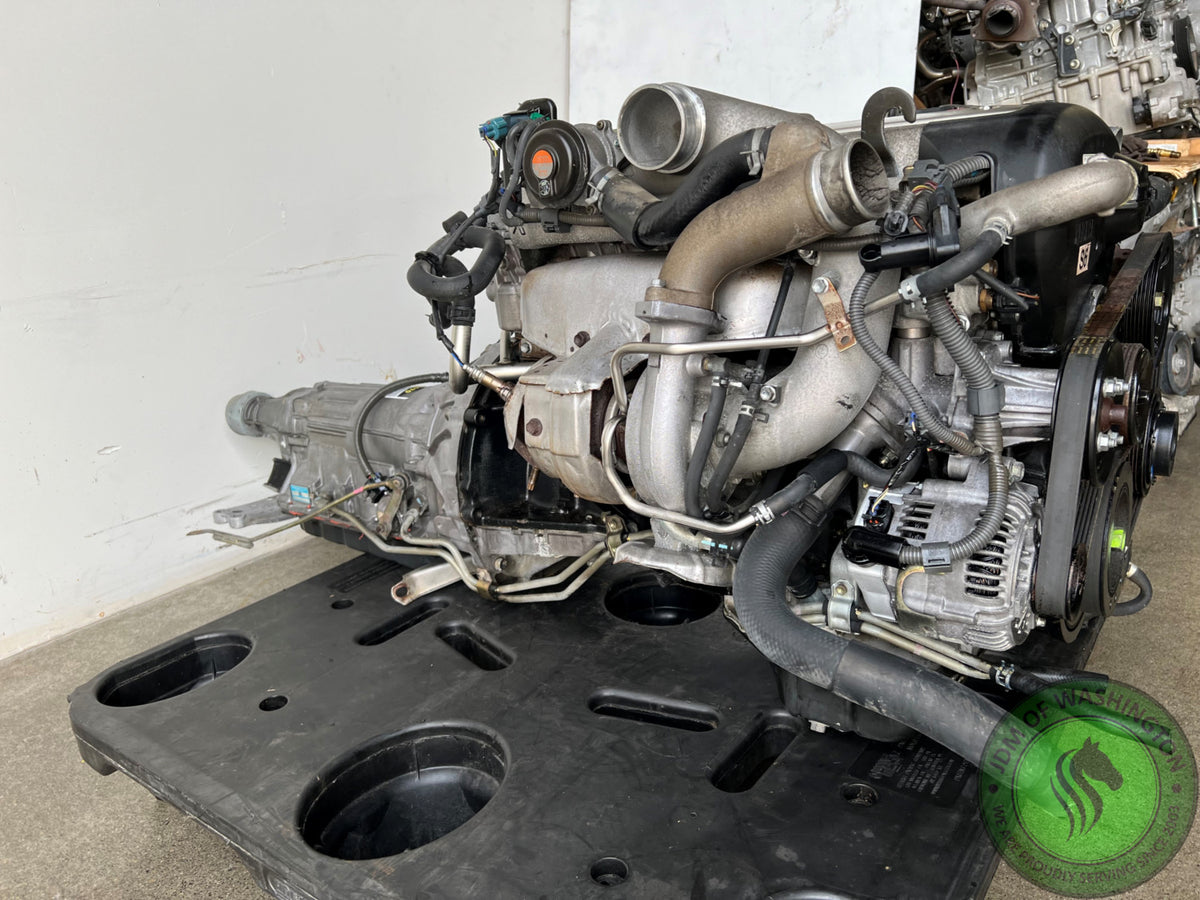 JDM TOYOTA 1JZGTE VVTI ETSC-I TURBO ENGINE WITH AUTO TRANSMISSION 1JZGTE