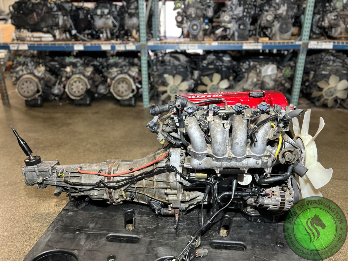JDM SR20DET 2.0L TORBO ENGINE WITH 5 SPEED MANUAL TRANSMISSION NISSAN S13SILVIA
