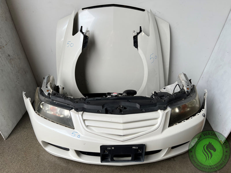 JDM 2004-2008 ACURA TSX COMPLETE WHITE FRONT END CONVERSION