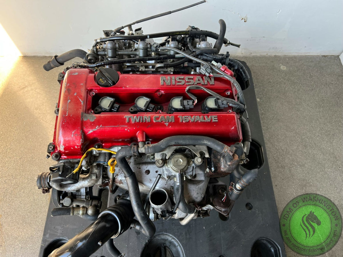 JDM 1989-1993 NISSAN 180SX, 240SX, SILVIA 2.0L SR20DET S13 RED TOP ENGINE ONLY