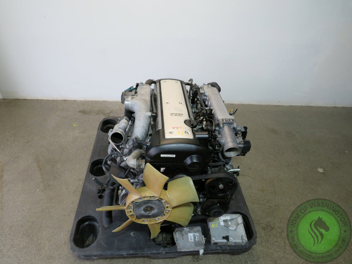 JDM 1996-2005 Toyota 1JZGTE VVTI ETCS Front Sump Engine with Automatic Transmission Swap