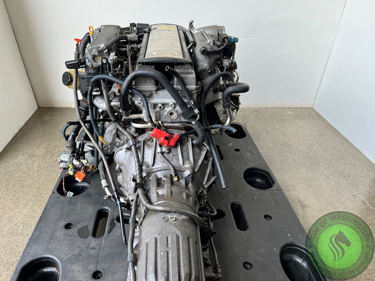 JDM TOYOTA 1JZ GTE VVTi TURBO ENGINE WITH AUTOMATIC TRANSMISSION SWAP 1JZGTE